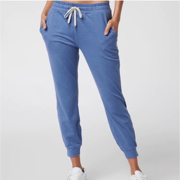 Vuori Pants - Vuori Performance Joggers Heathered Blue
